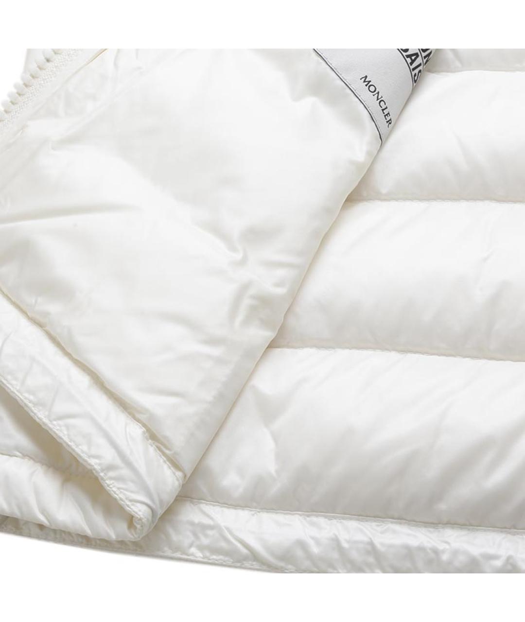 MONCLER Белый пуховик, фото 6
