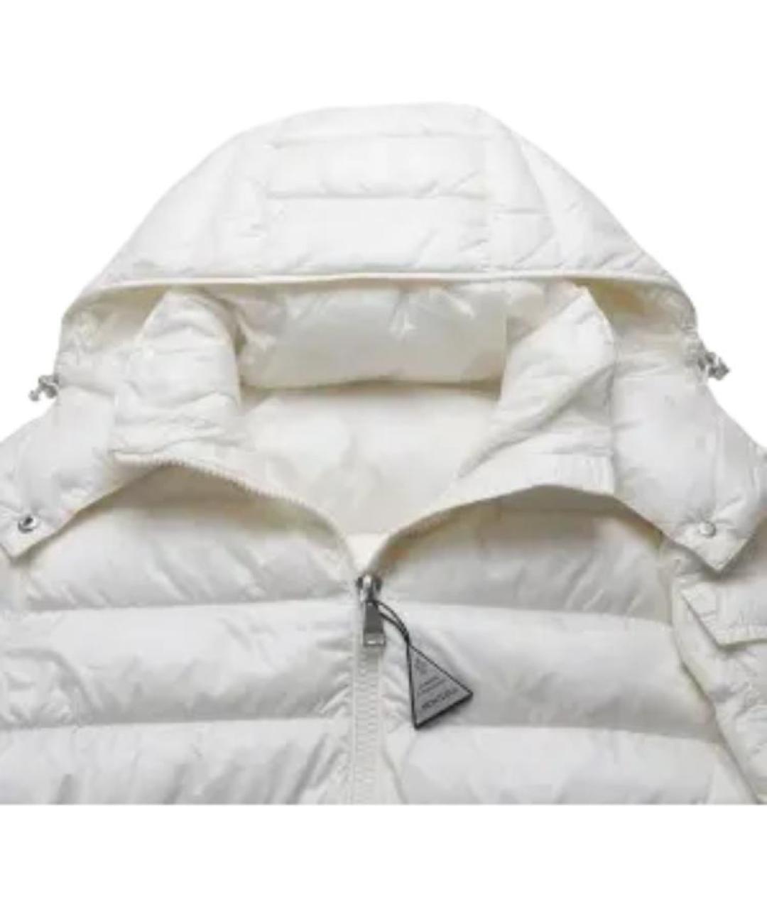 MONCLER Белый пуховик, фото 4