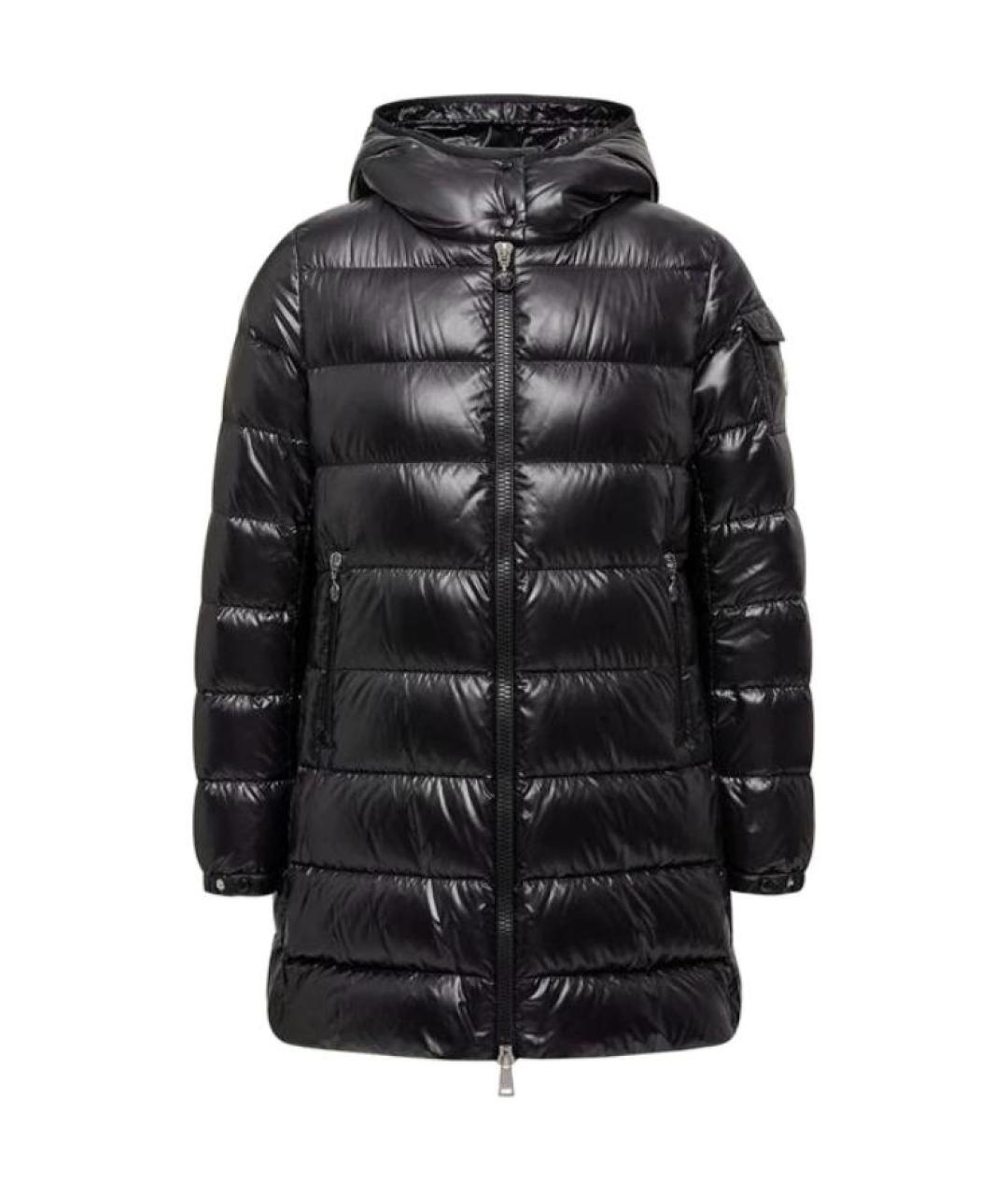 MONCLER Черный пуховик, фото 2