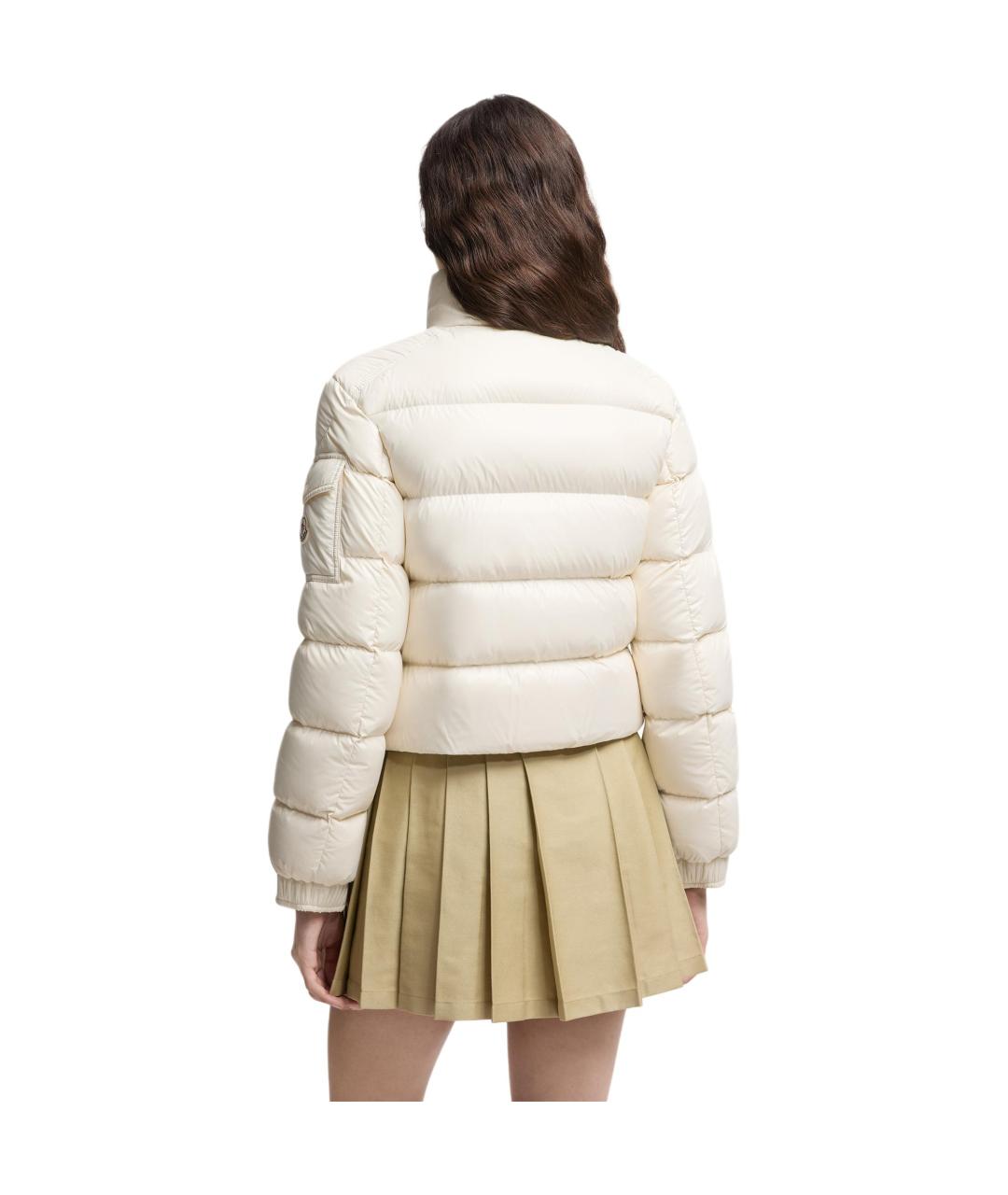 MONCLER Белый пуховик, фото 3