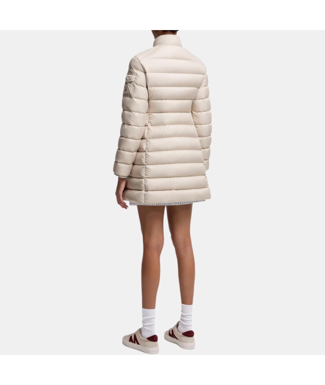 MONCLER Бежевый пуховик, фото 2