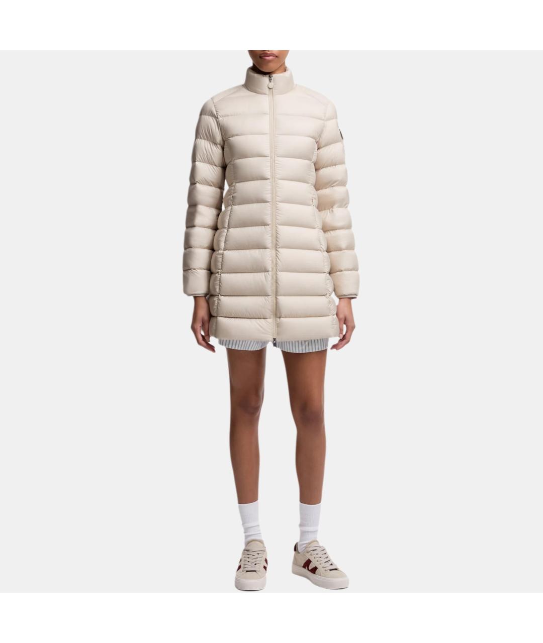 MONCLER Бежевый пуховик, фото 3
