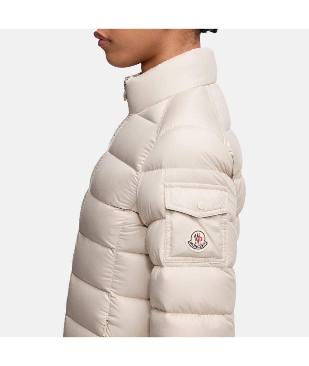 MONCLER Бежевый пуховик, фото 4