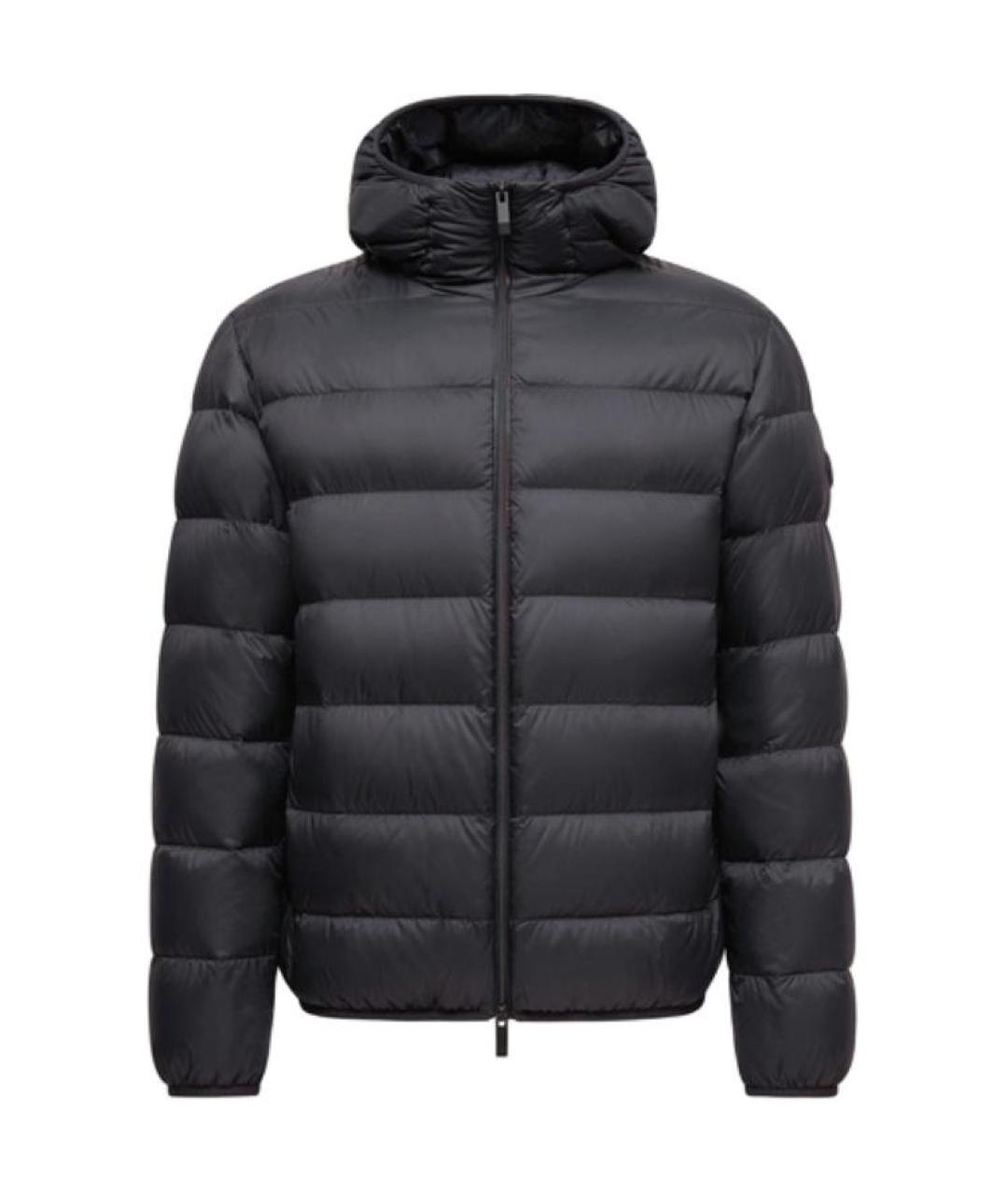 MONCLER Черный пуховик, фото 1