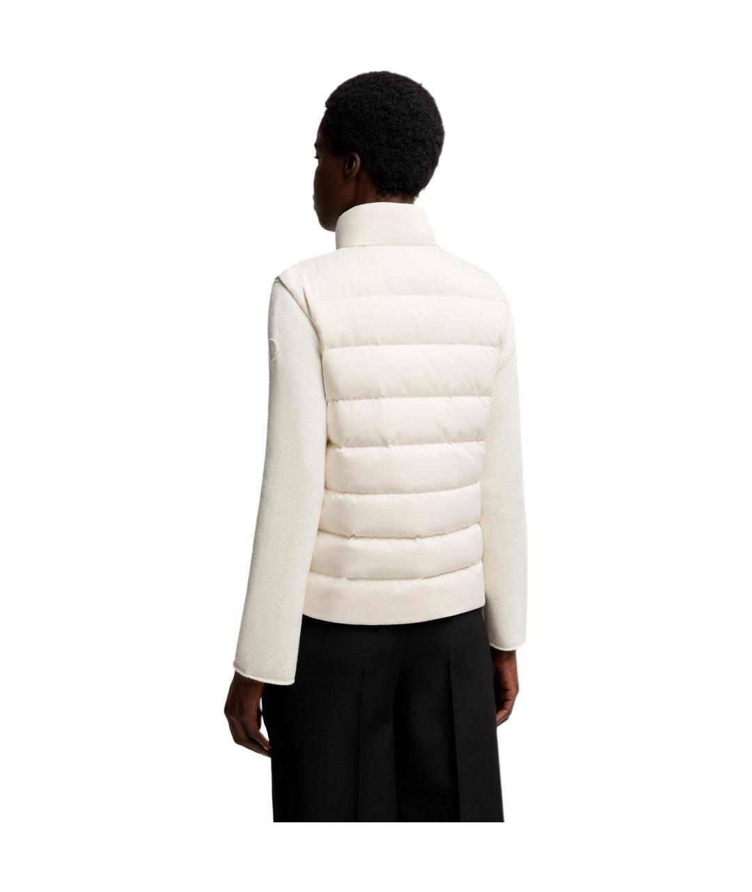 MONCLER Бежевый жилет, фото 3