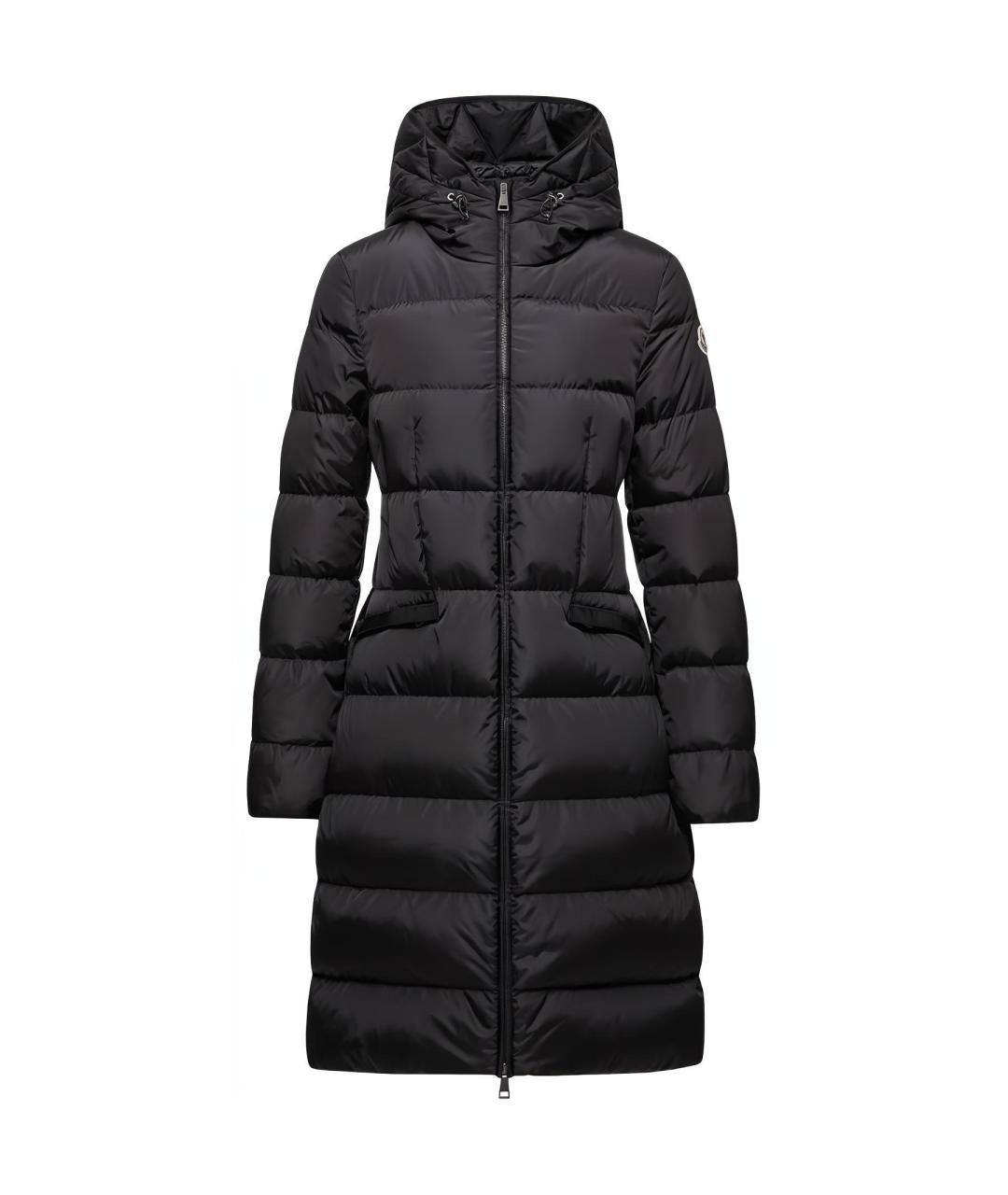 MONCLER Черный пуховик, фото 1