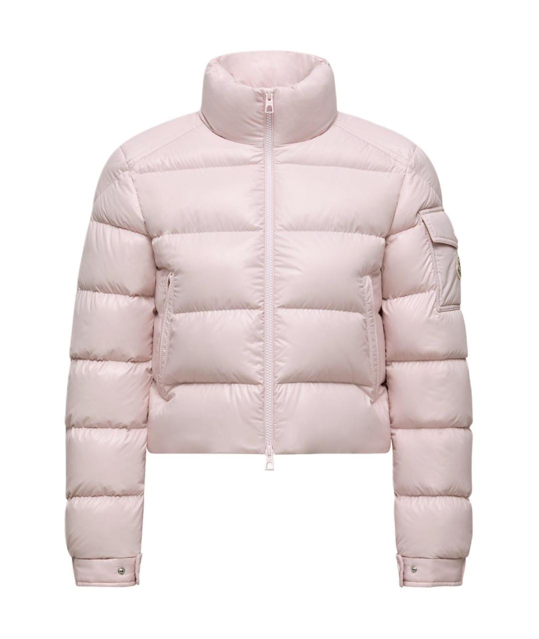 MONCLER Розовый пуховик, фото 1
