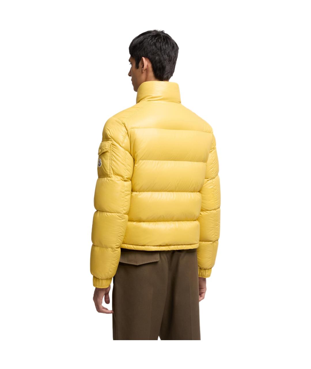 MONCLER Желтый пуховик, фото 3