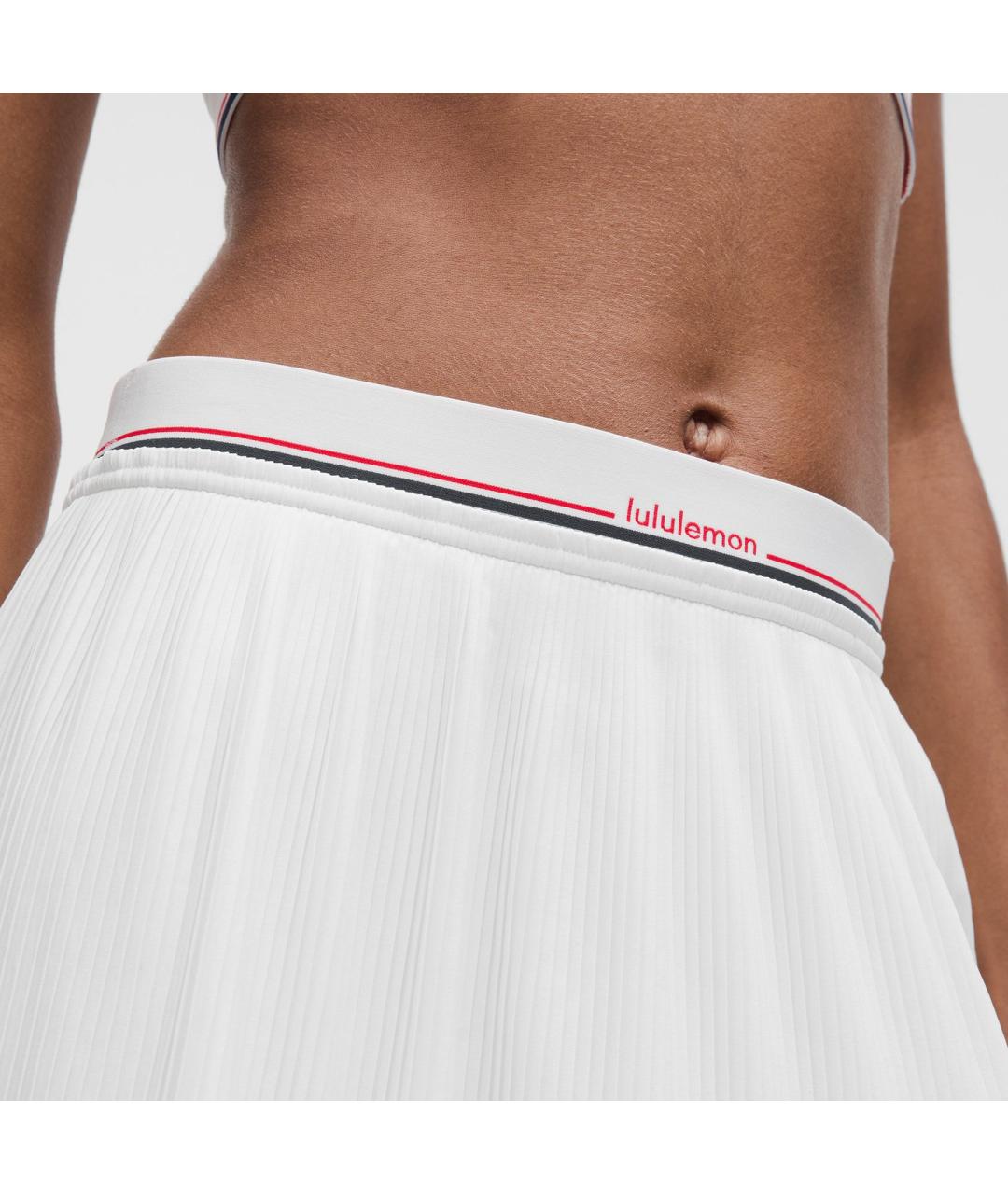 Lululemon Белая юбка мини, фото 4