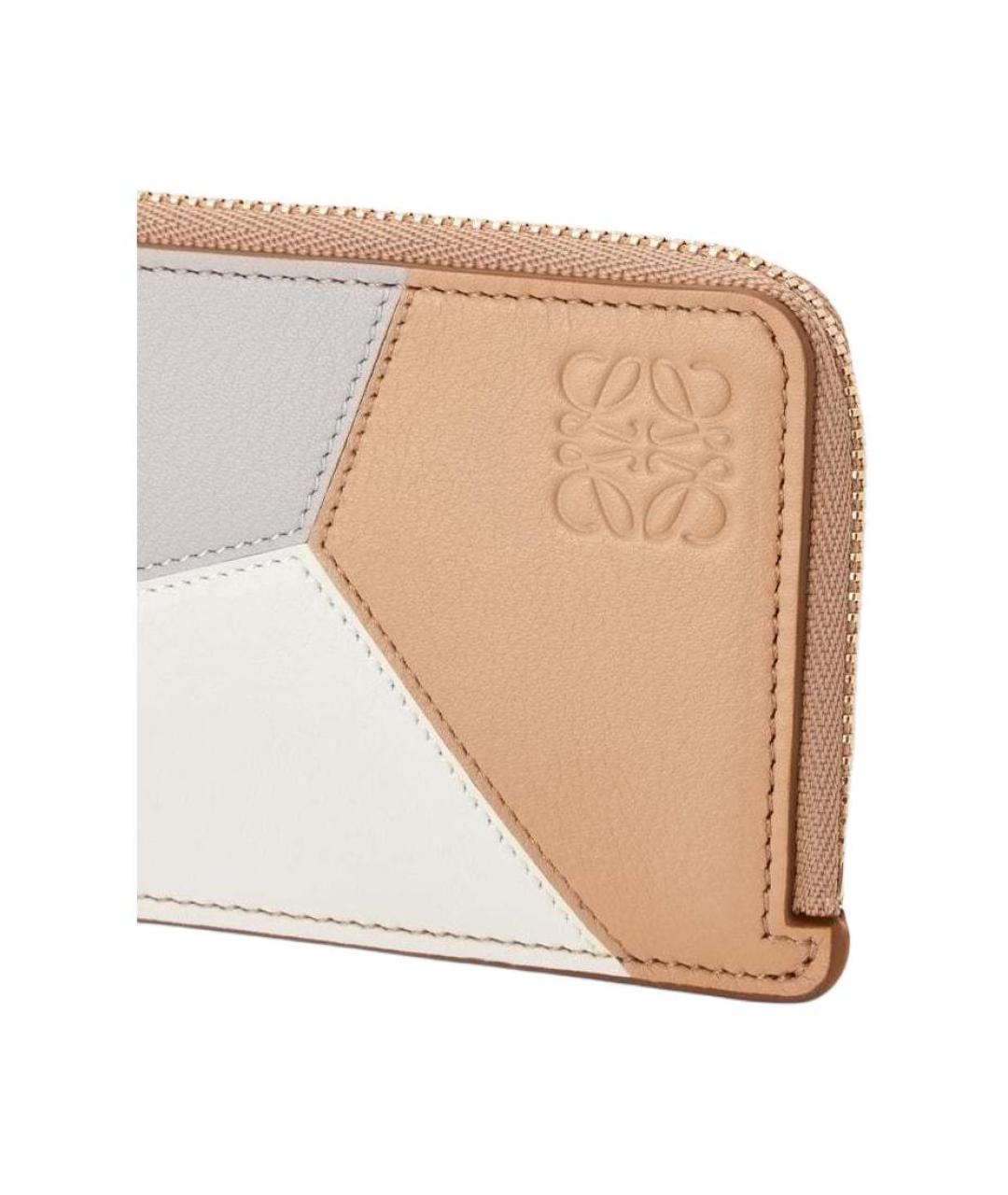 LOEWE Коричневый кожаный кардхолдер, фото 4