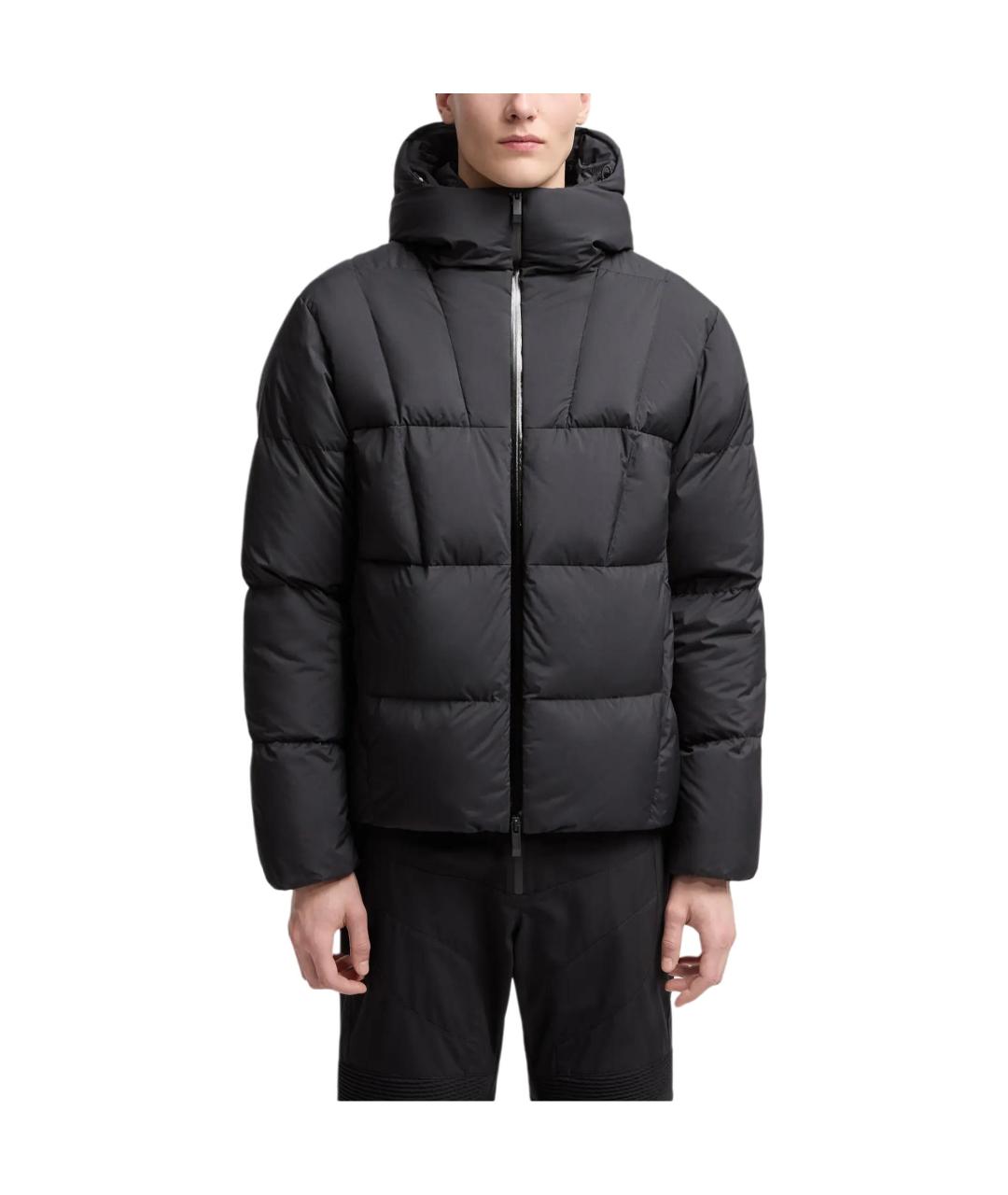 MONCLER Черный пуховик, фото 5
