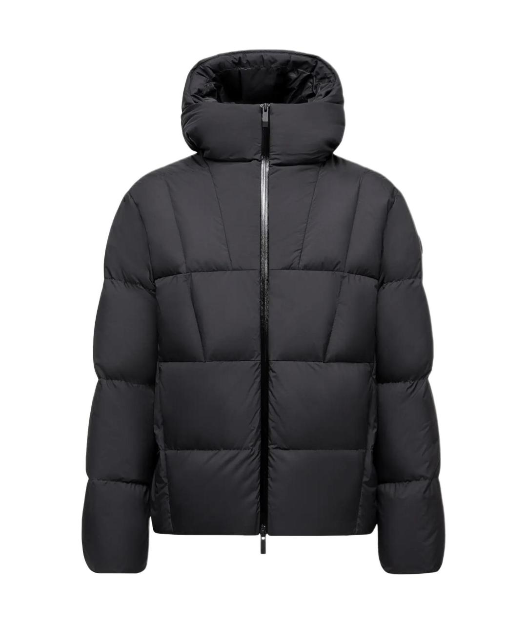 MONCLER Черный пуховик, фото 1
