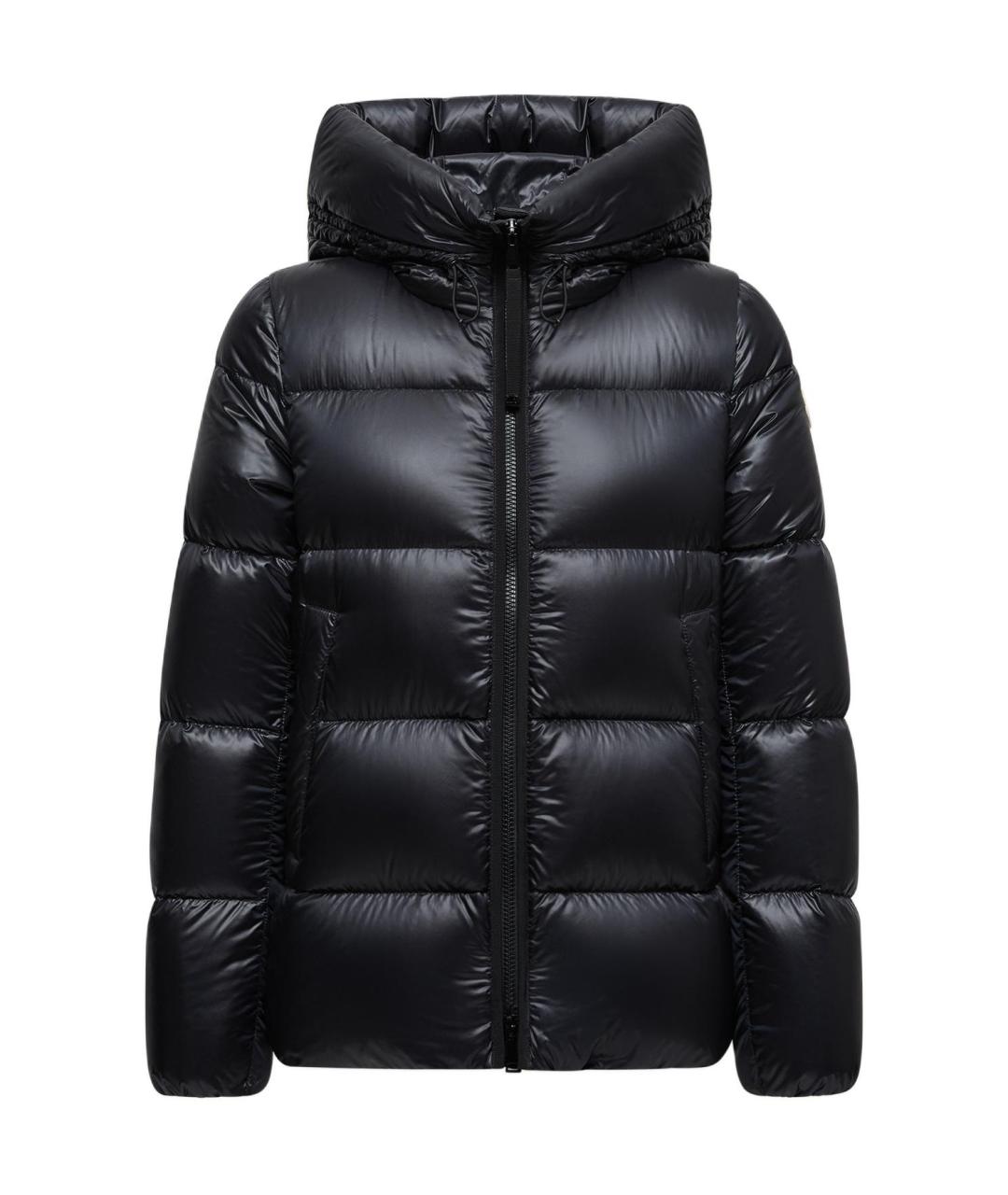 MONCLER Черный пуховик, фото 1