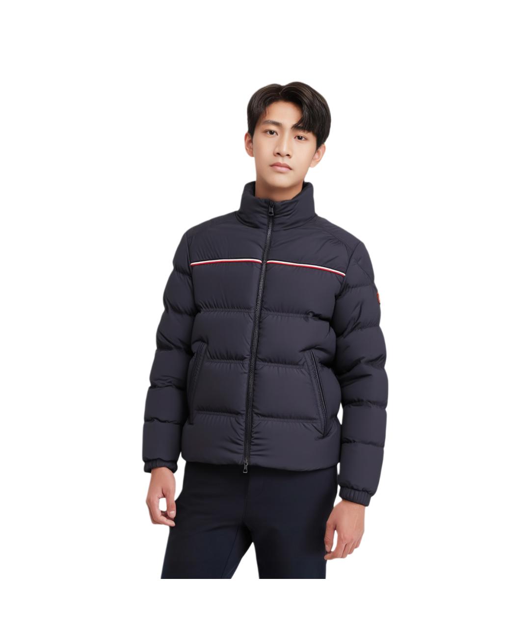 MONCLER Синяя полиамидовая куртка, фото 3