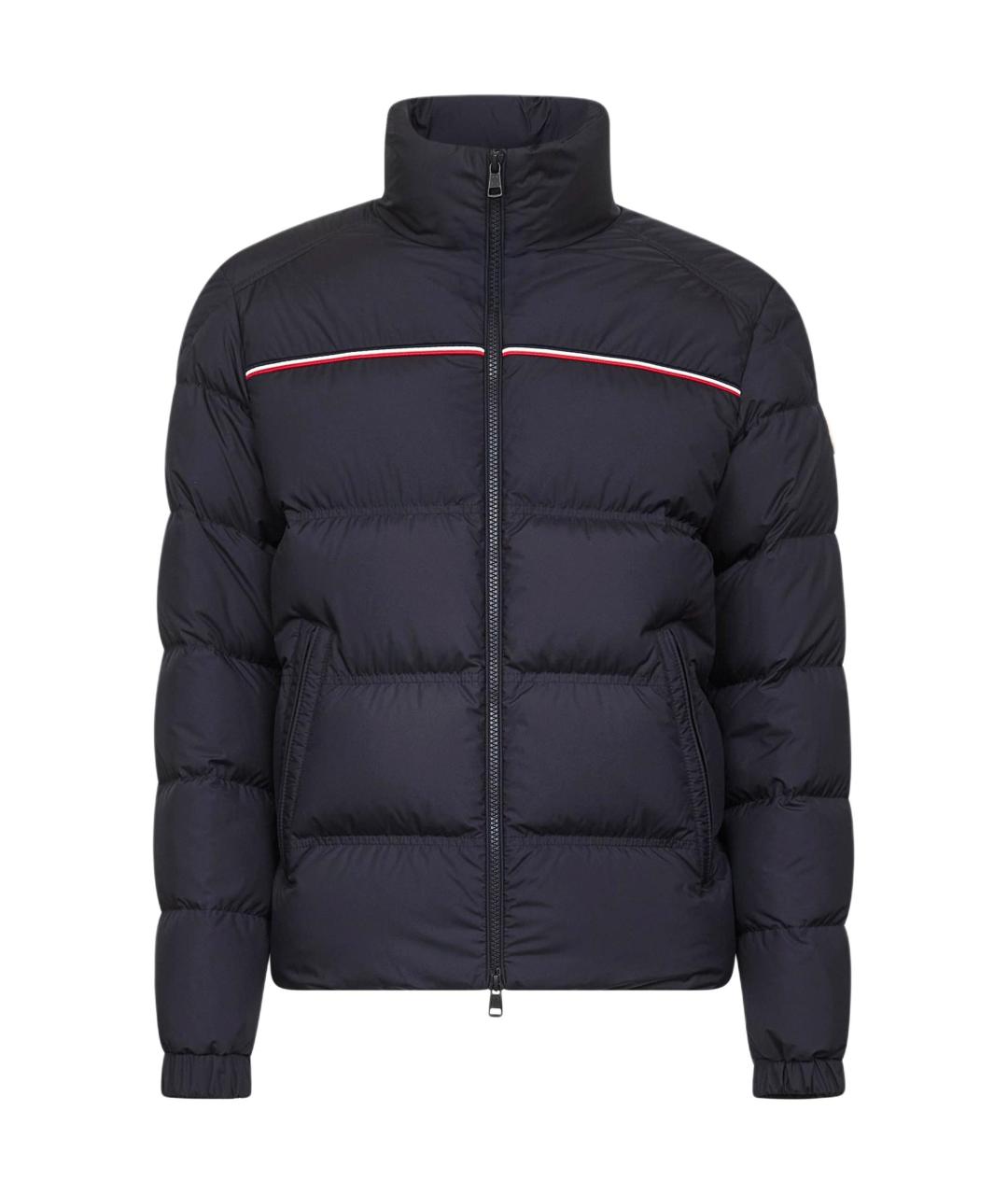 MONCLER Синяя полиамидовая куртка, фото 1