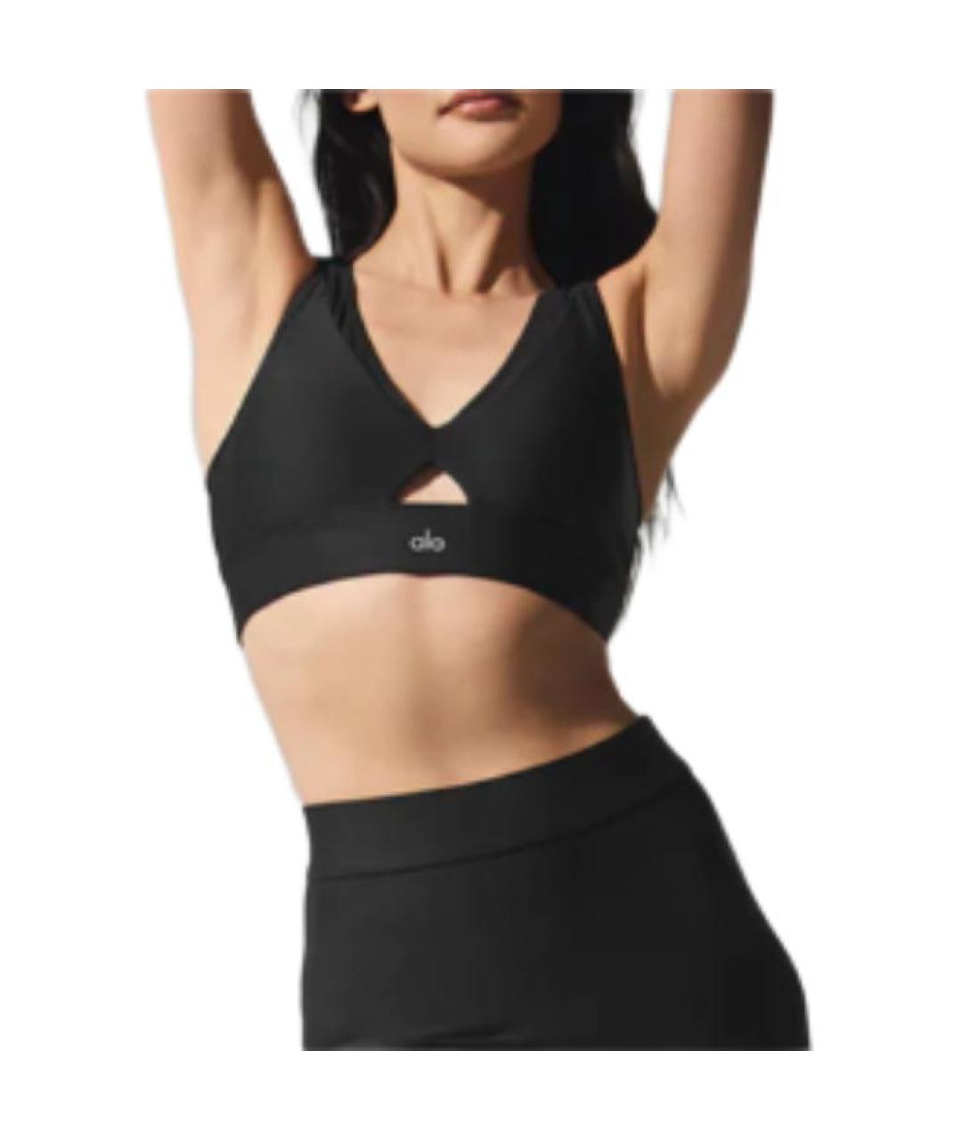 ALO YOGA Черный бюстгалтеры, фото 3