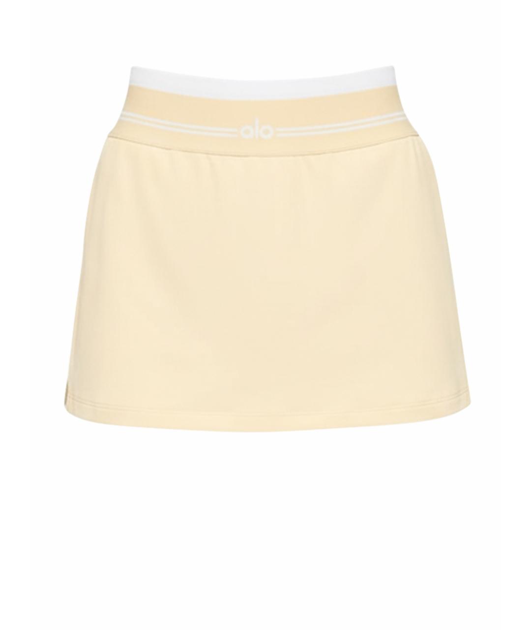 ALO YOGA Желтая юбка-шорты, фото 1