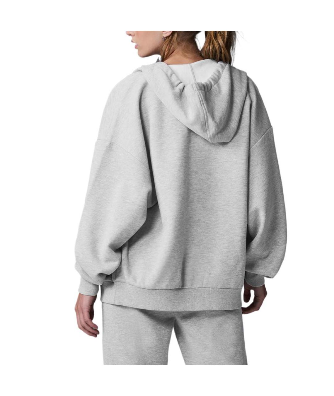 ALO YOGA Серая хлопковая куртка, фото 2