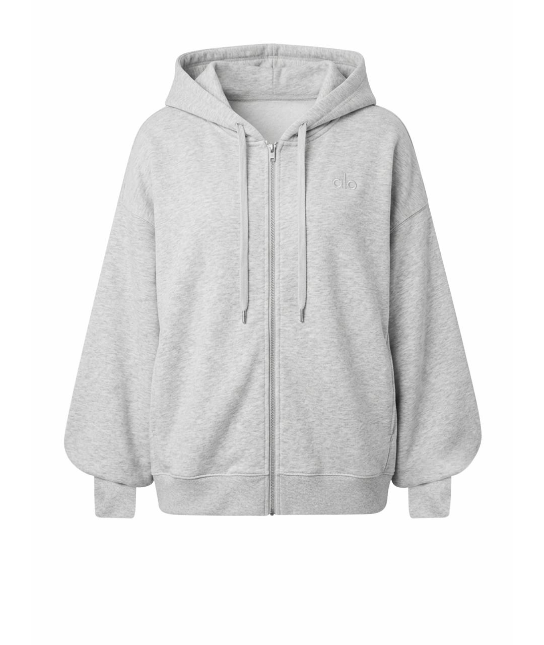 ALO YOGA Серая хлопковая куртка, фото 1