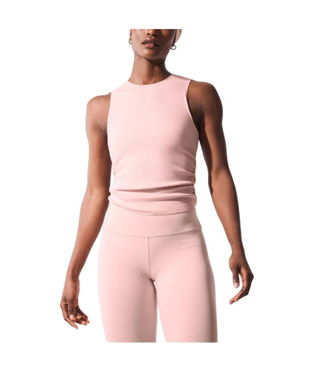 ALO YOGA Розовая майка, фото 3
