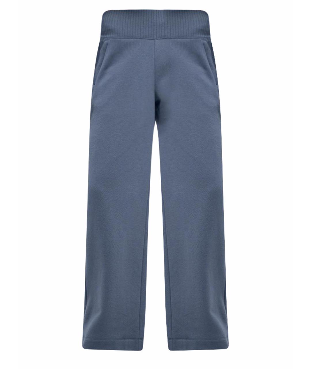 ALO YOGA Синие прямые брюки, фото 1