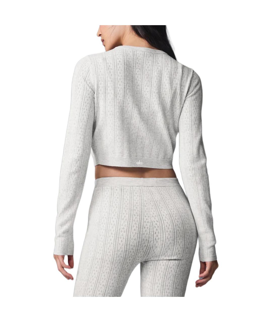 ALO YOGA Серый кардиган, фото 3