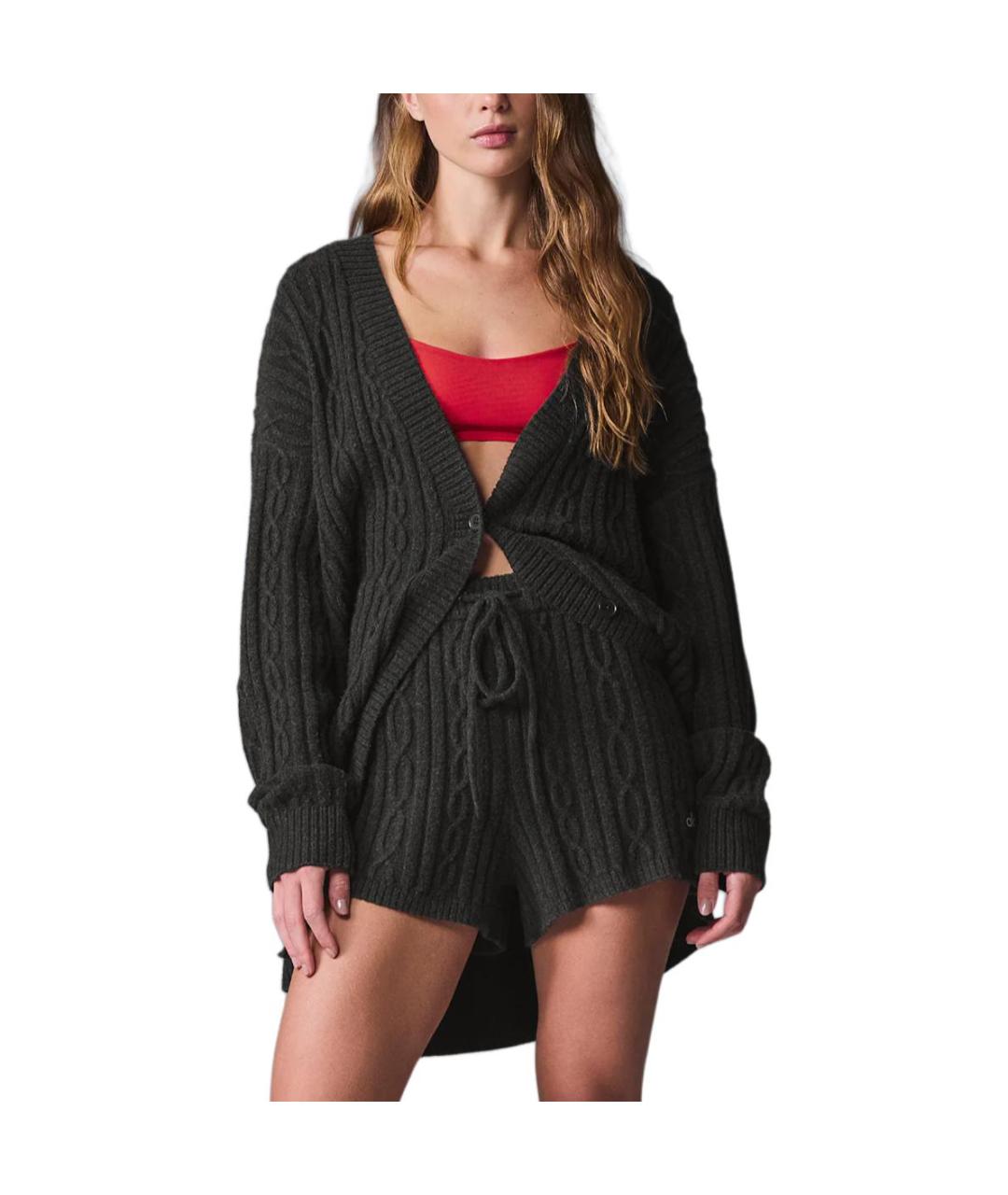 ALO YOGA Серый кардиган, фото 5