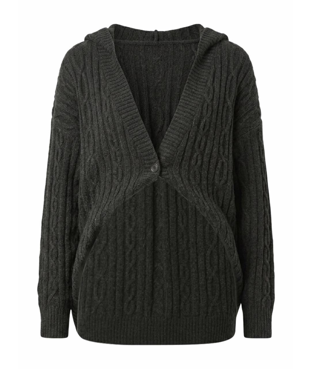 ALO YOGA Серый кардиган, фото 1