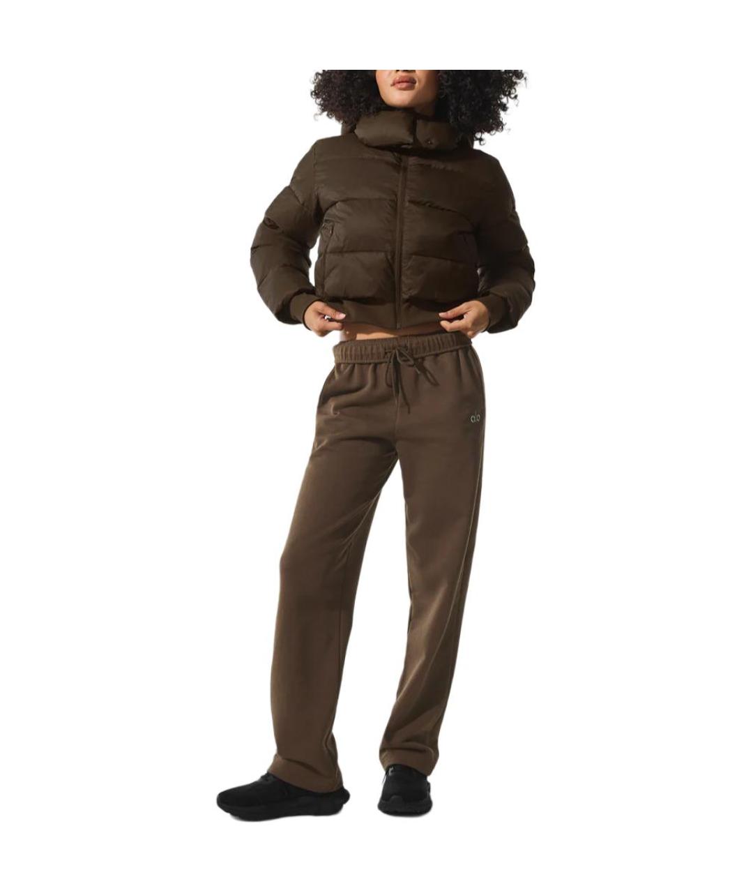 ALO YOGA Коричневый пуховик, фото 4