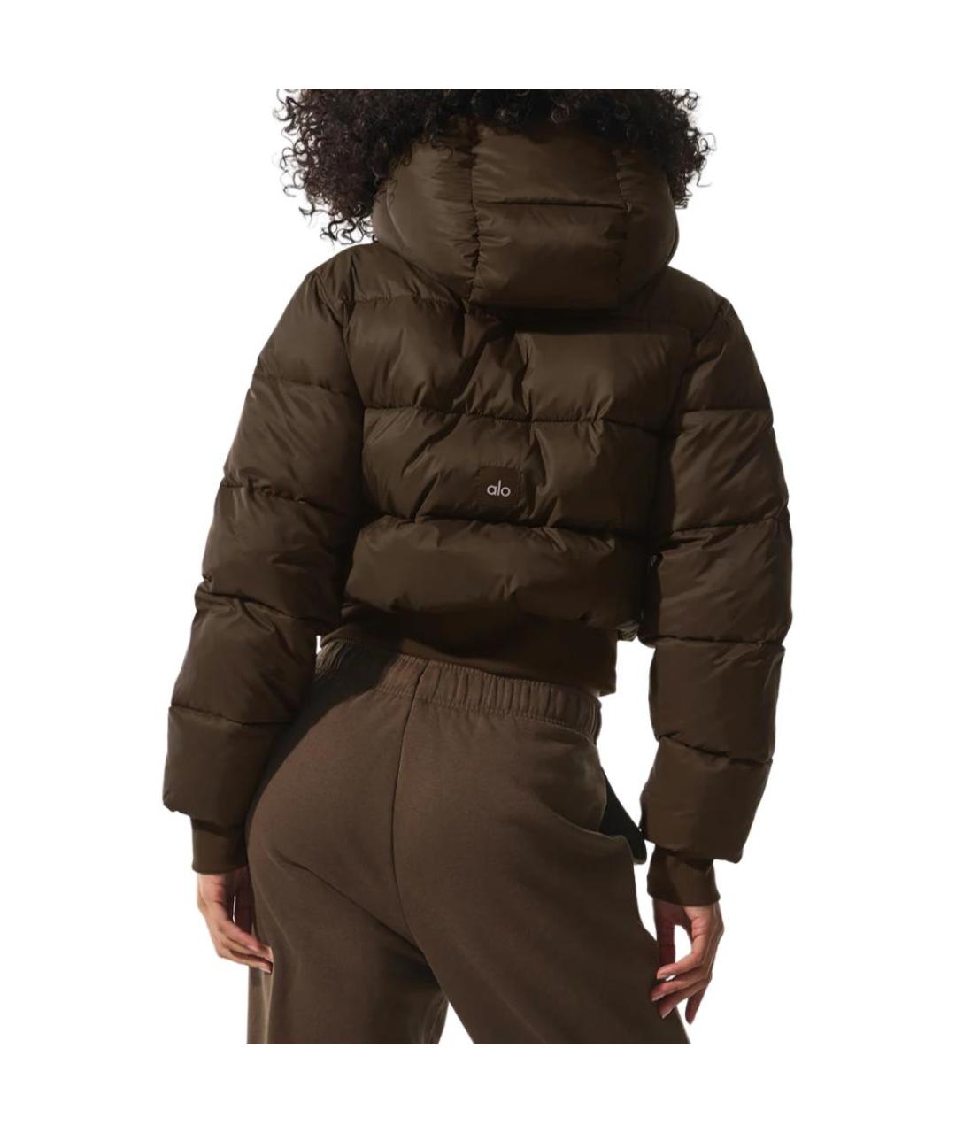 ALO YOGA Коричневый пуховик, фото 2