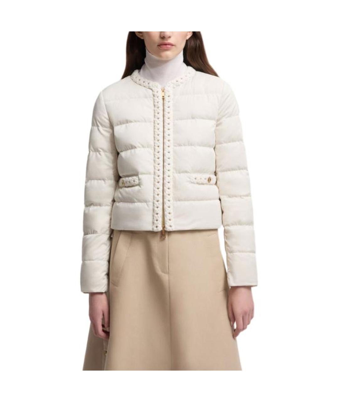 MONCLER Белая куртка, фото 2