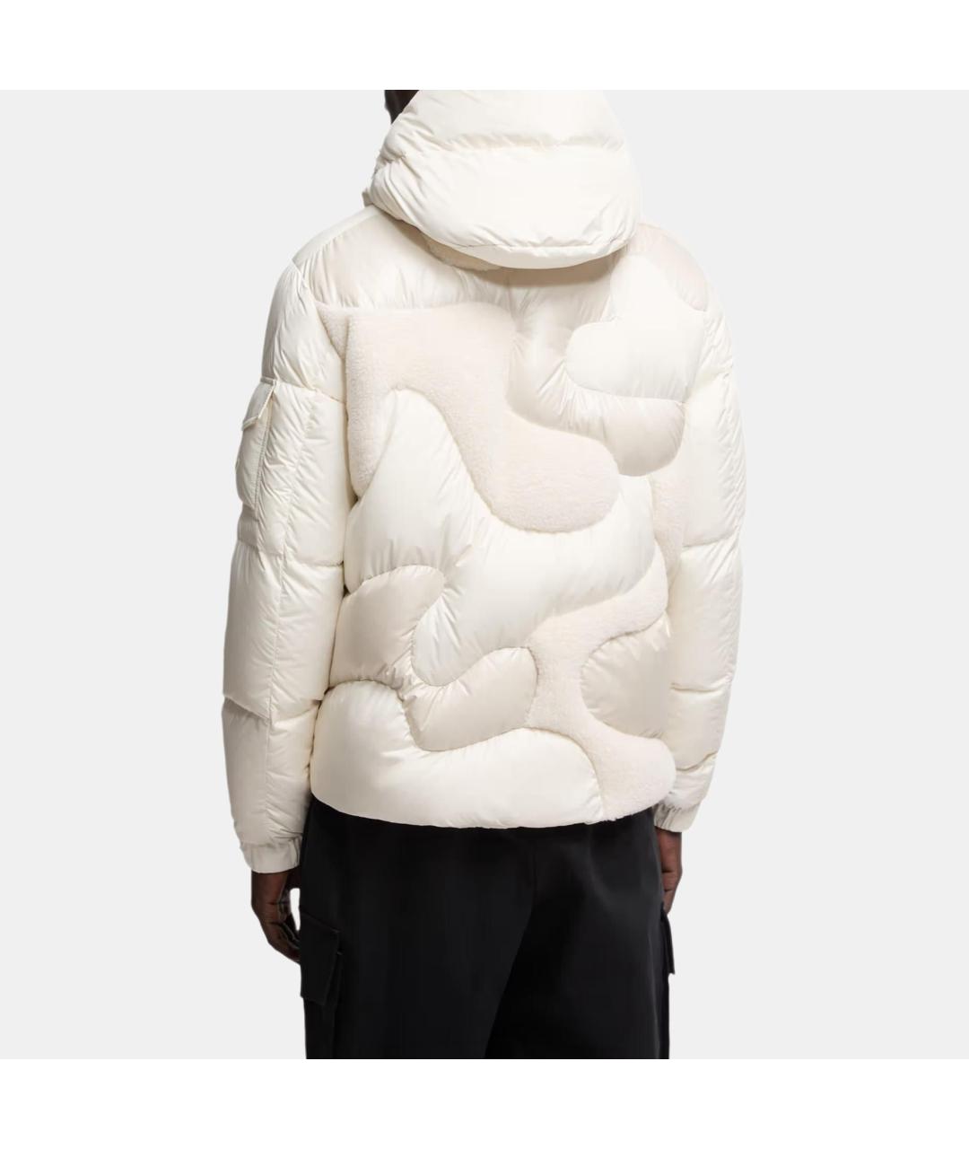 MONCLER Белый пуховик, фото 4