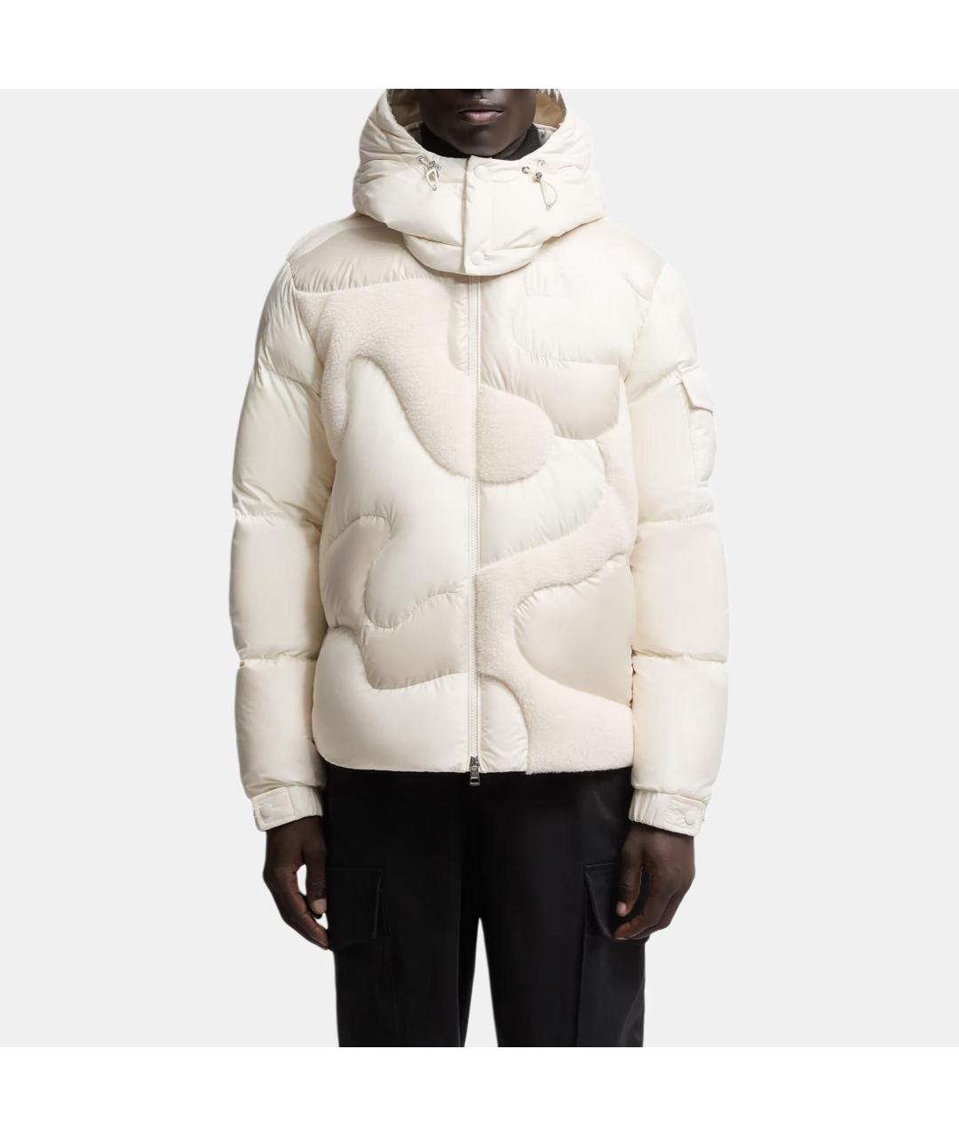 MONCLER Белый пуховик, фото 5