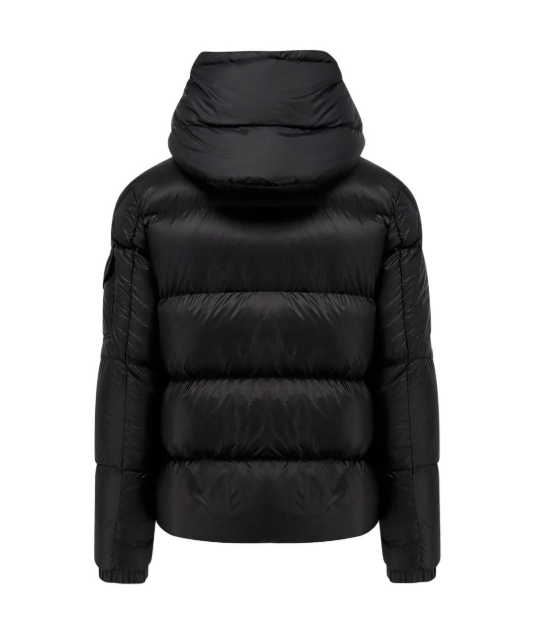 MONCLER Черная полиамидовая куртка, фото 2