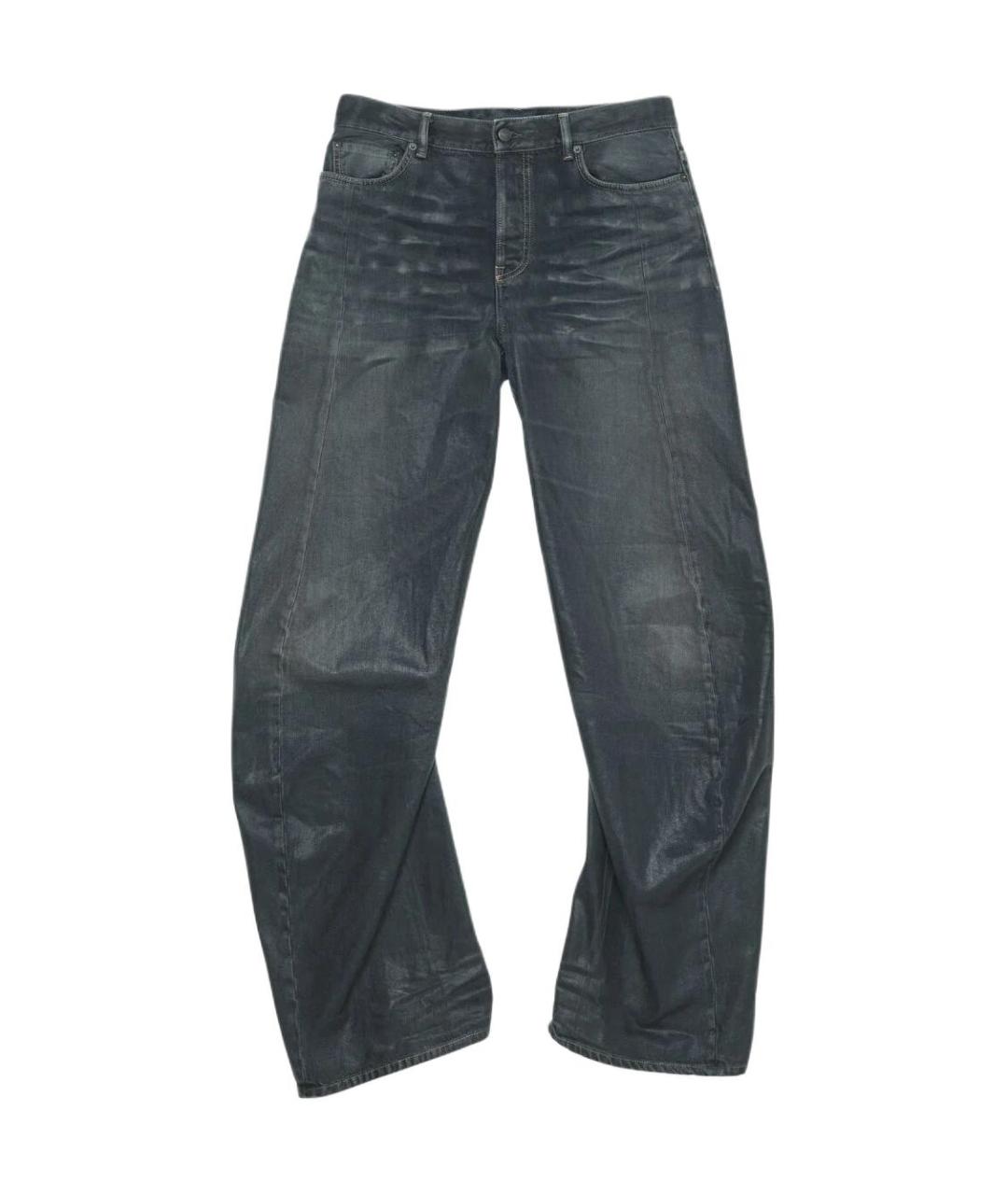 ACNE STUDIOS Черные прямые джинсы, фото 1