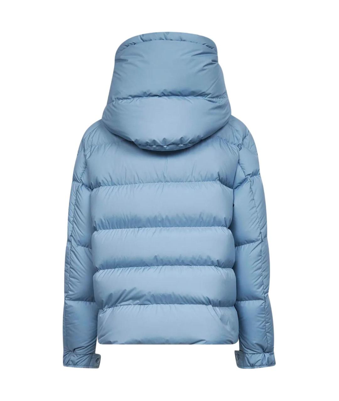 MONCLER Голубой пуховик, фото 2