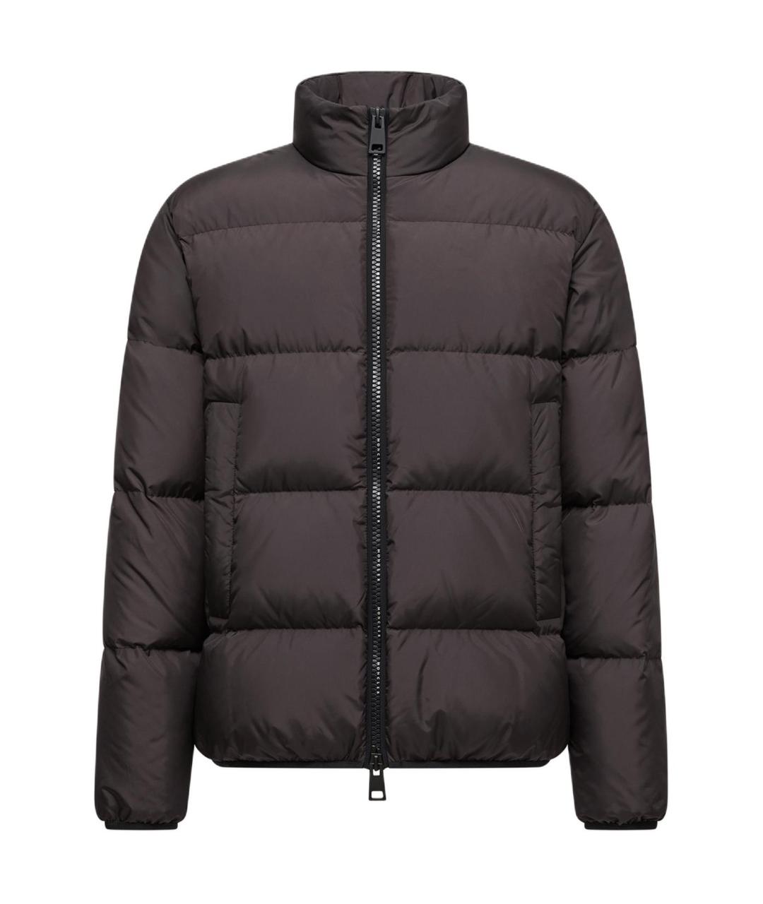 MONCLER Коричневый пуховик, фото 1