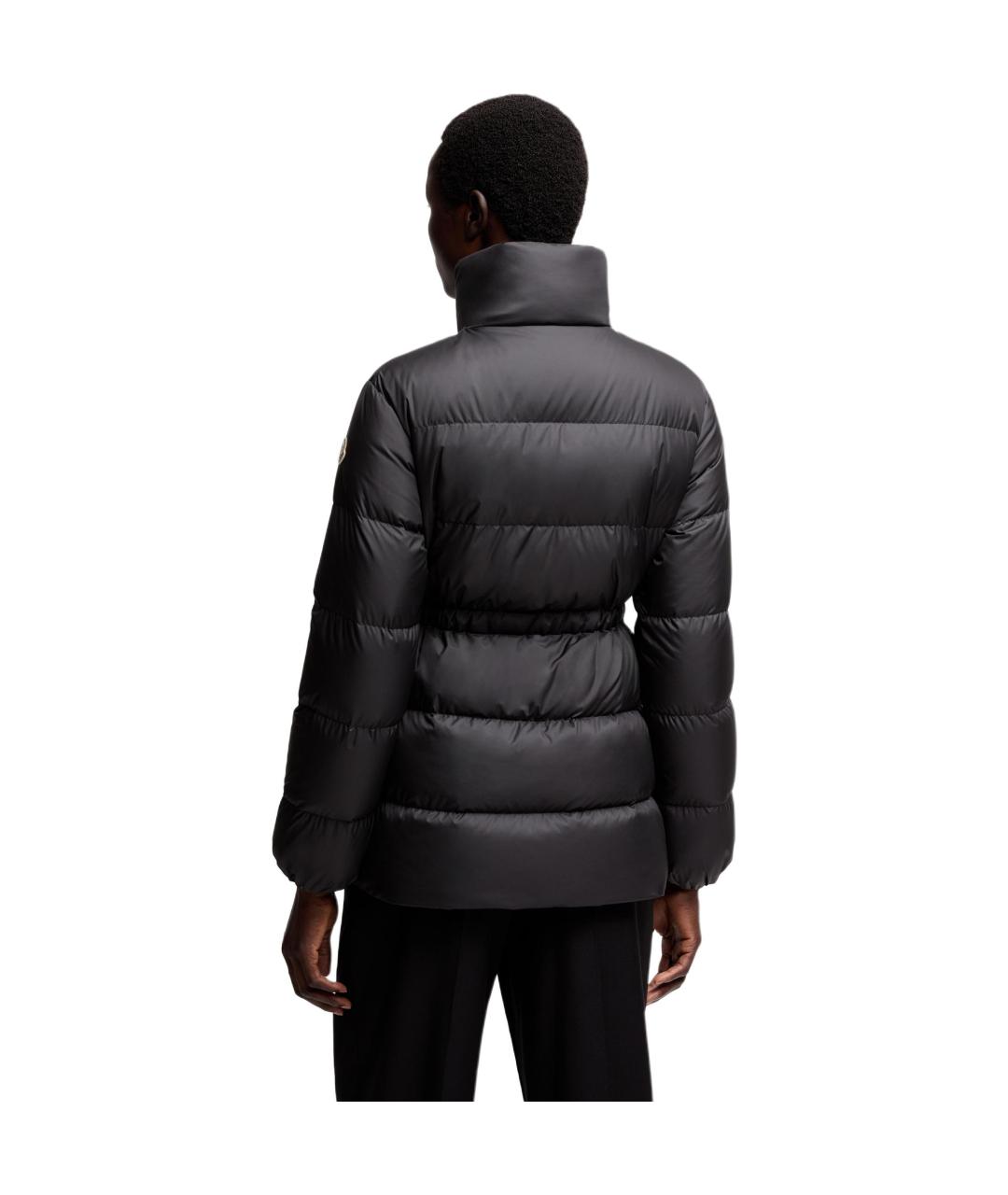 MONCLER Черный пуховик, фото 4