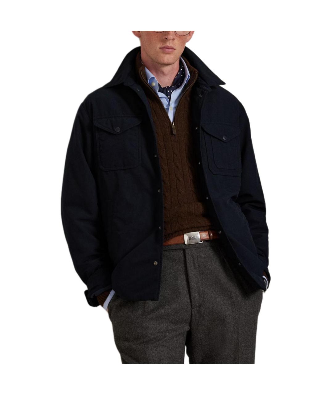 POLO RALPH LAUREN Коричневый шерстяной джемпер / свитер, фото 4