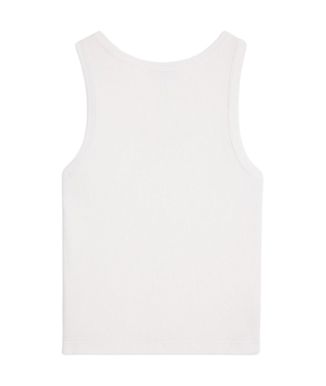 CELINE Белая майка, фото 2