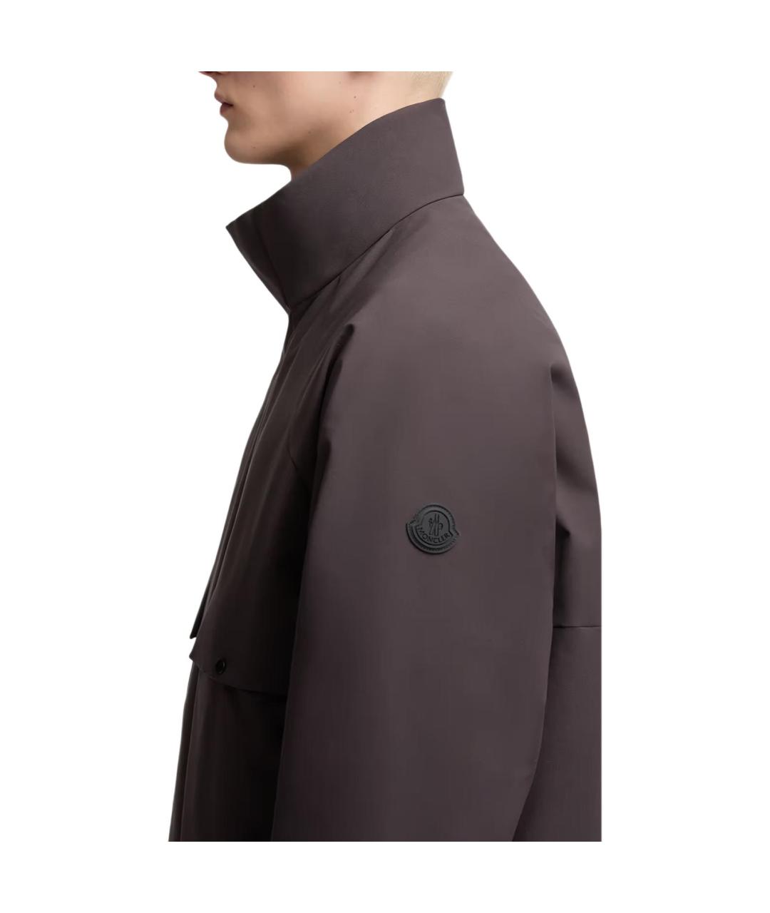 MONCLER Коричневая куртка, фото 4