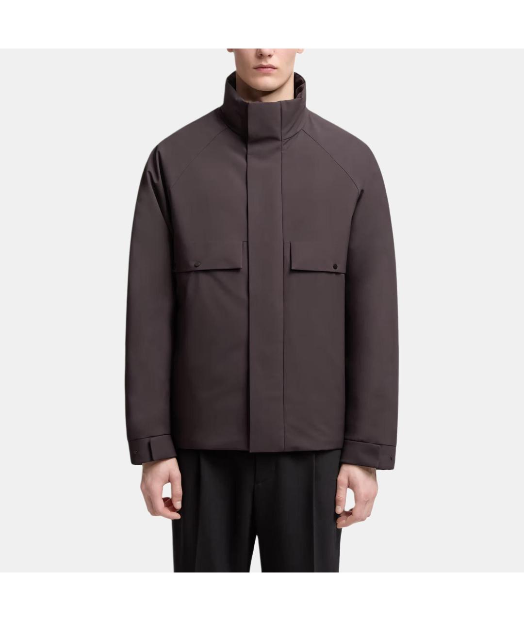 MONCLER Коричневая куртка, фото 2