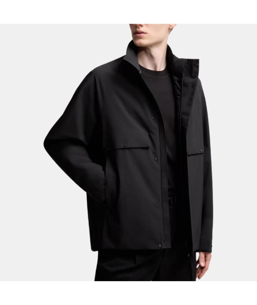 MONCLER Черная куртка, фото 2