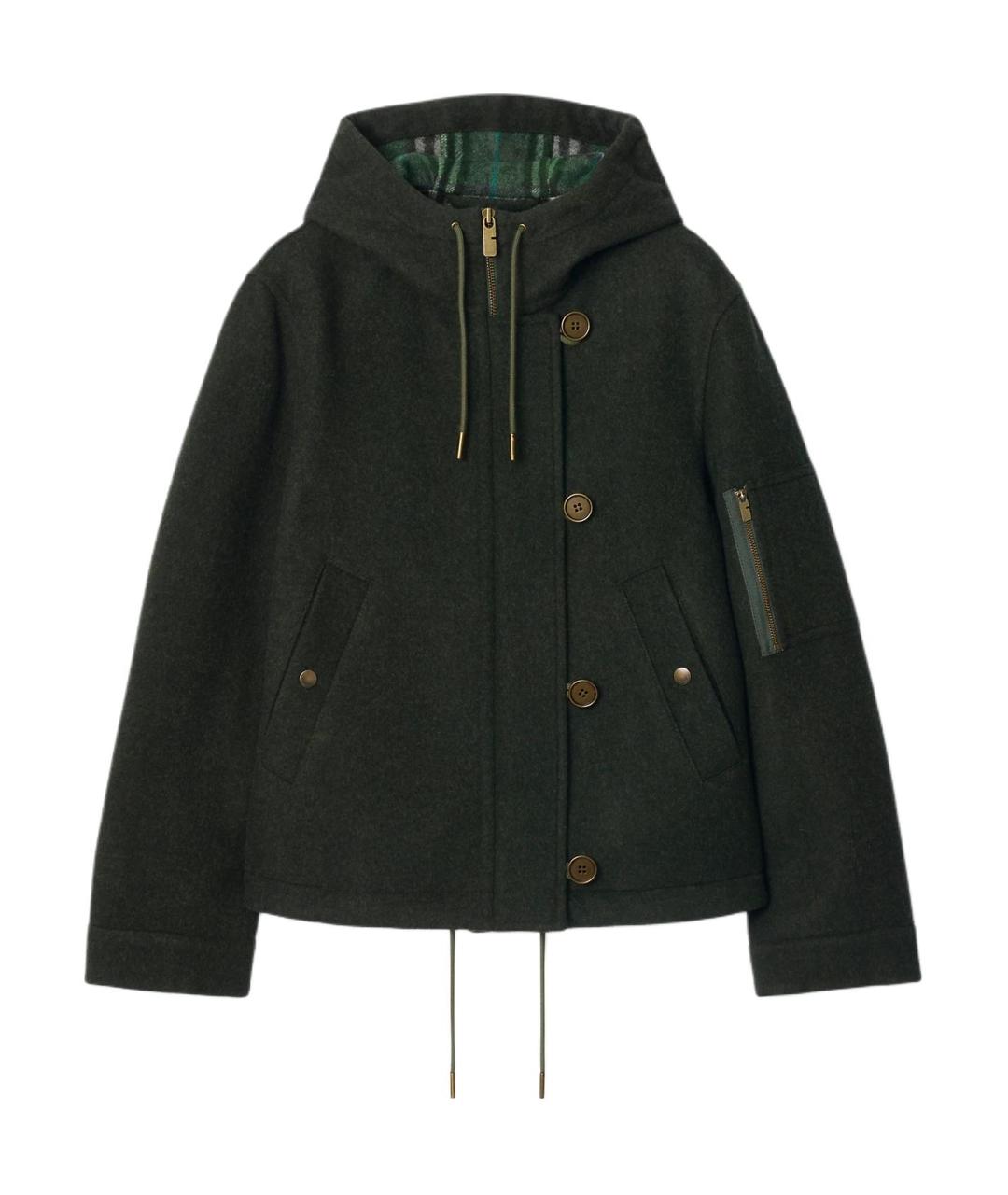 BURBERRY Зеленые пальто, фото 1