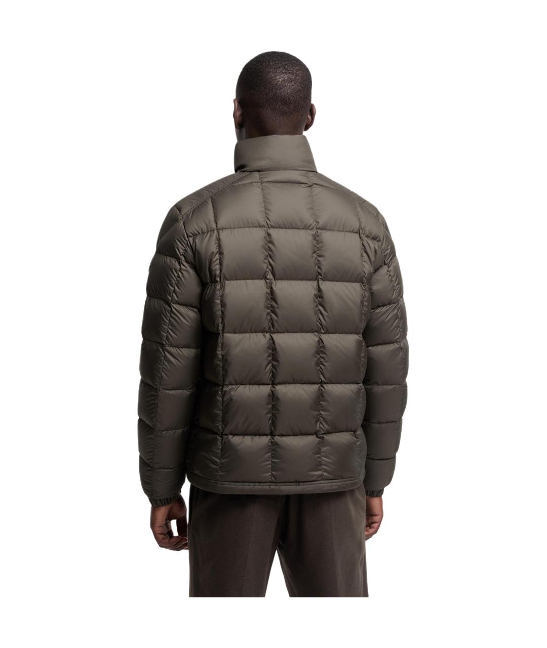 MONCLER Зеленый пуховик, фото 3