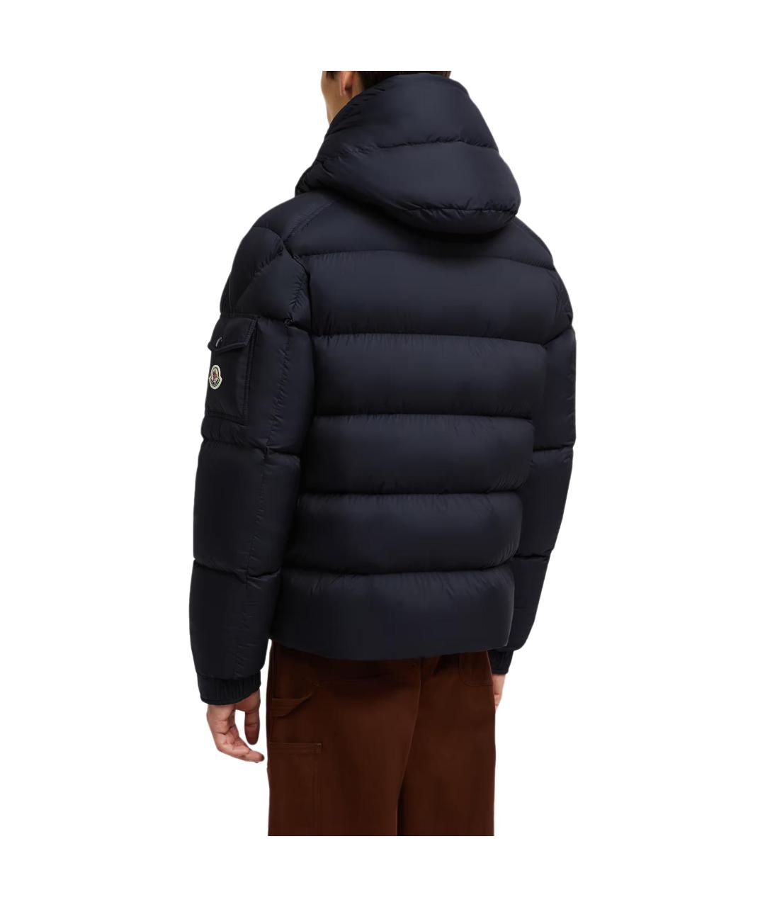 MONCLER Синий пуховик, фото 4