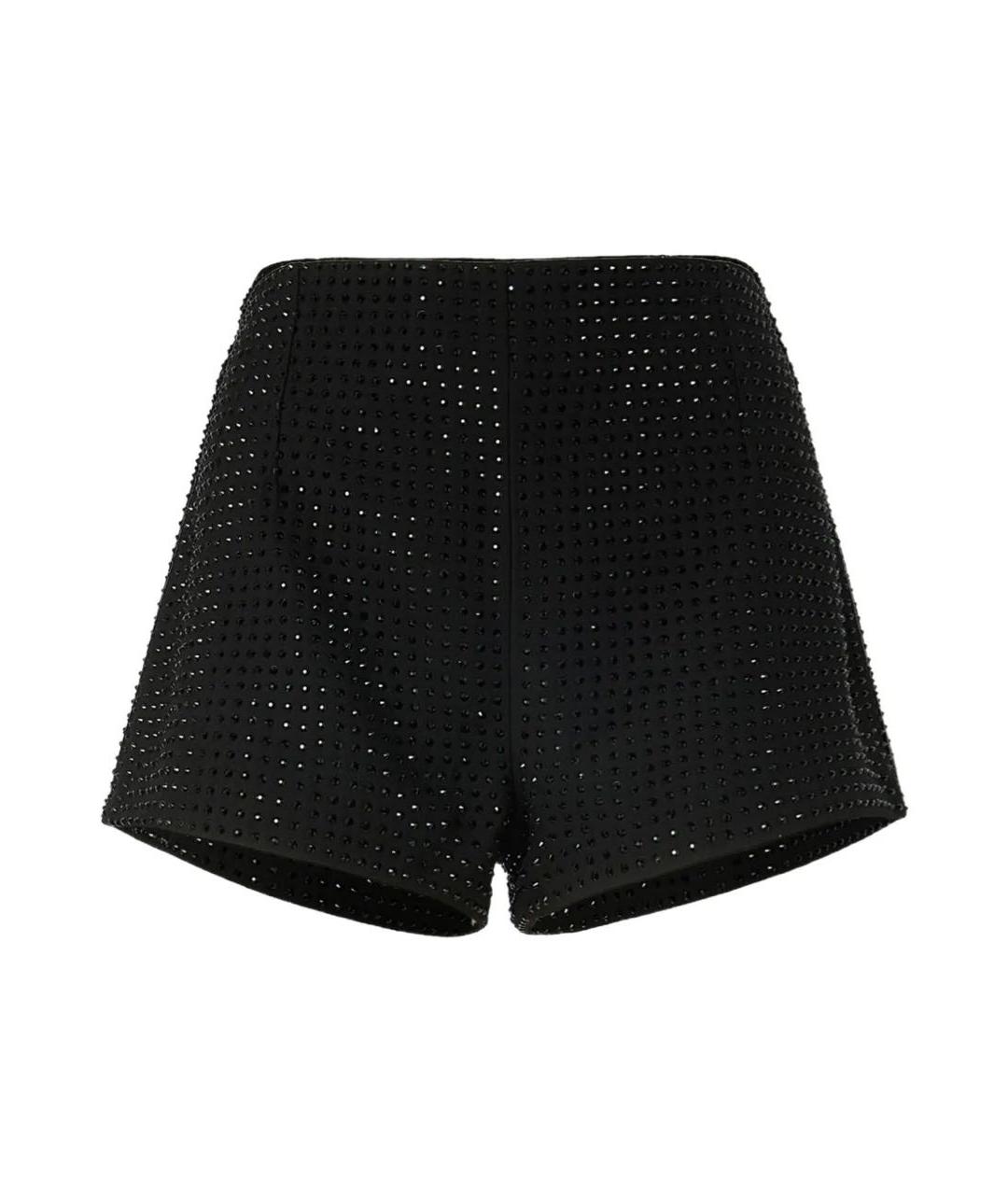 P.A.R.O.S.H. Черные полиэстеровые шорты, фото 1