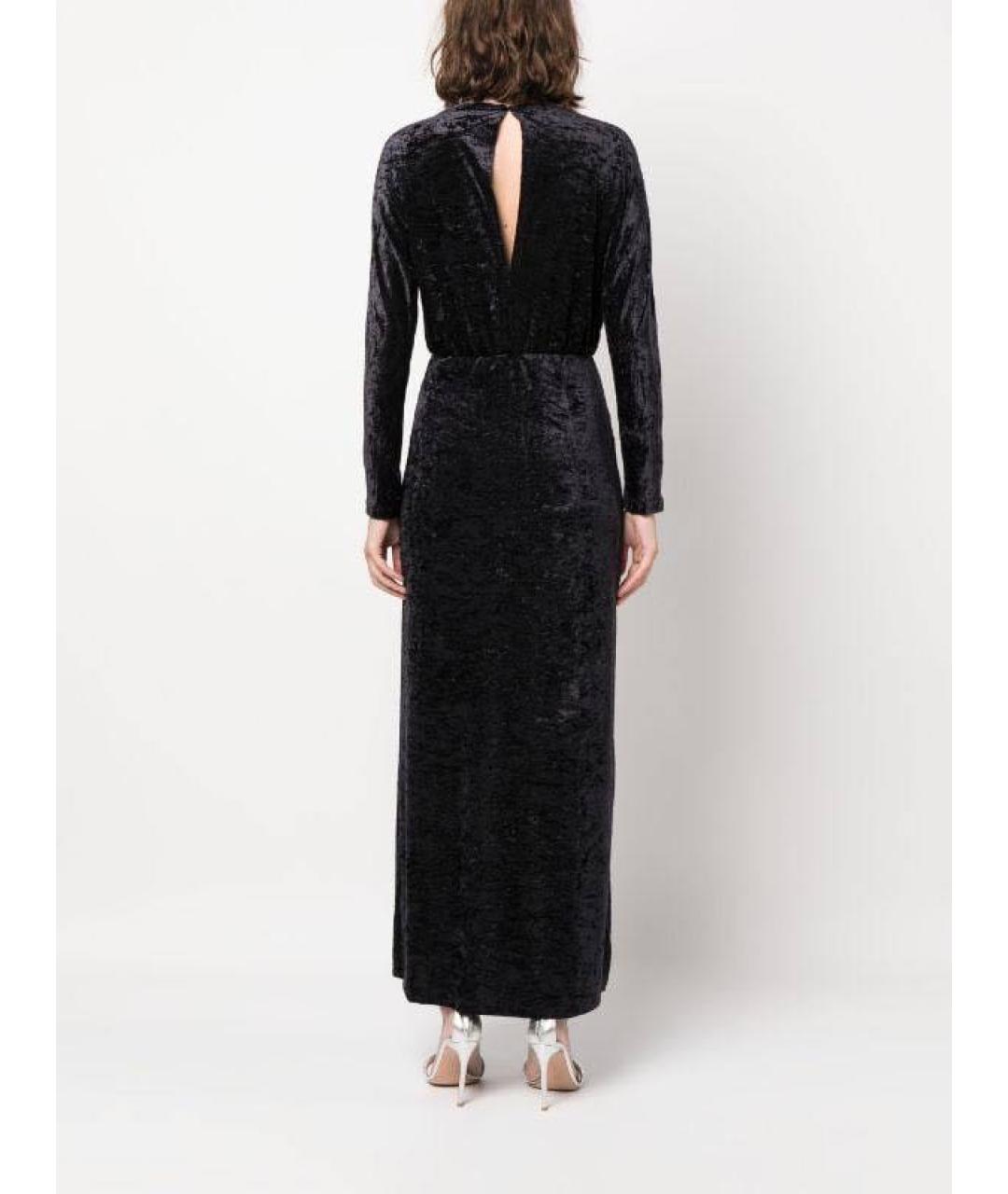 P.A.R.O.S.H. Фиолетовое велюровое вечернее платье, фото 3