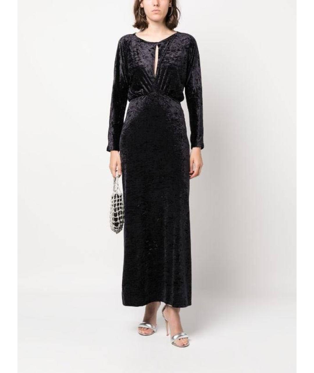 P.A.R.O.S.H. Фиолетовое велюровое вечернее платье, фото 2