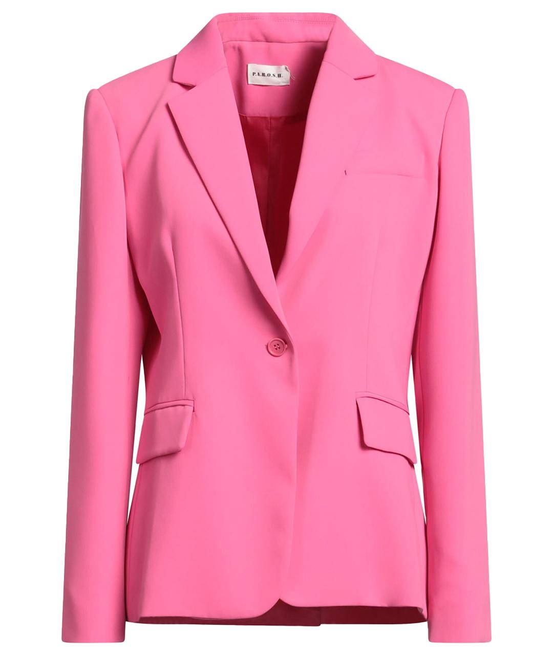 P.A.R.O.S.H. Фуксия вискозный жакет/пиджак, фото 1